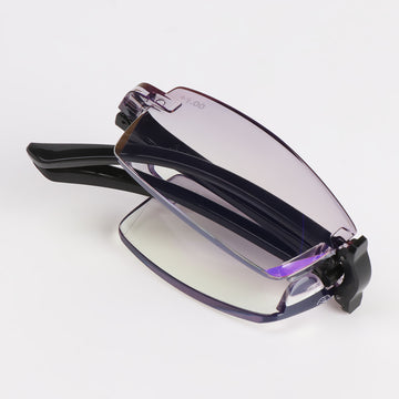 New Folding Reading Glasses With Case Women Men Blue Light Blocking Presbyopic Eyeglasses Computer Eyewear  +100~+400