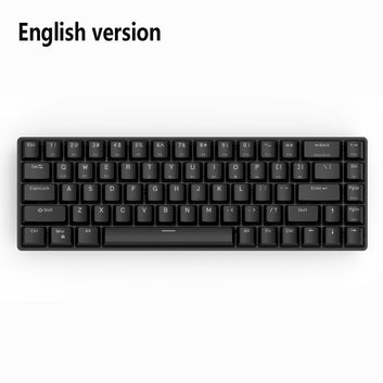 Gaming Mechanical Bluetooth Keyboard Wireless keyboard with Bluetooth/2.4Ghz/USB RGB Backlit Blue red Switch RU/US for phone PC