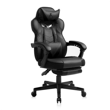 Gaming Office Chair Ergonomic computer Chair with Footrest Arms Lumbar Support Headrest Swivel Rolling High Back Racing Chair