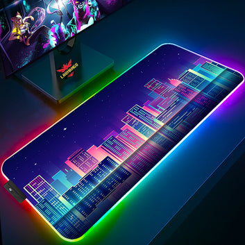 Rog Asus Gaming Mousepad Game Slipmat RGB Led Setup Gamer Decoration Cool Glowing Mouse Mat Pc Republic of Gamers with Cable Rug