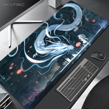 Dragon Mat Mousepad Gamer Office Mat Mouse Pad Light Gaming Room Accessories Desk Mat Art Keyboard Mats 900x400 Mausepad Company