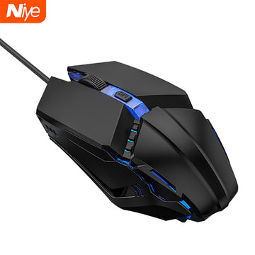 USB Wired Gaming Mouse 2400DPI Adjustable 4 Buttons LED Optical Professional Gamer Mause Computer Mice for PC Laptop Mouse Gamer