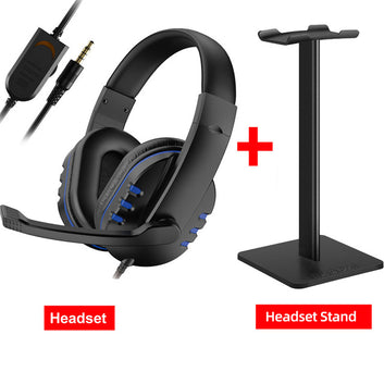 Stereo Gaming Headset For Xbox one PS4 PC 3.5mm Wired Over-Head Gamer Headphone With Microphone Volume Control Game Earphone