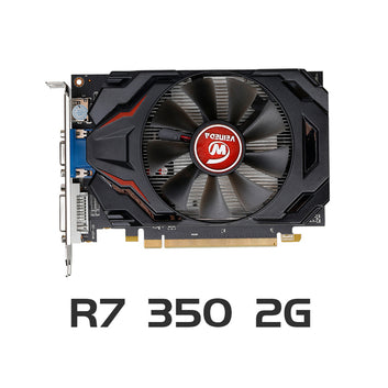 VEINIDA Original R7 350 2GB Graphics Cards 2GB Video Desktop Game Map Video card for AMD Radeon card R7350 2GB