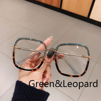 Anti Blue Light Glasses Women Vintage Computer Gafas Men Eyeglasses Optical Glass Plain Lunettes De Sol Frame Gaming Spectacles