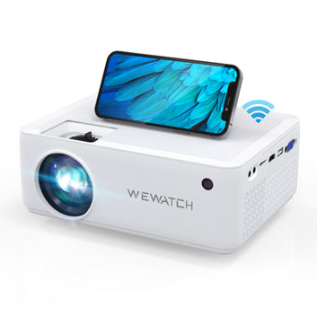 WEWATCH V10 8500Lumens LED Portable Projector Native 1024*720 HD 1080P Supported Home HDMI USB Mini Outdoor Movie Projectors