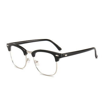 Anti Radiation Blue Light Eyeglasses Replaceable Lens Computer Glasses High Qulity Half Metal Glass