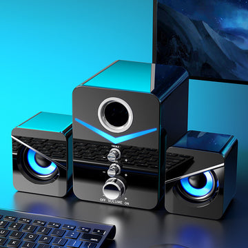 Desktop computer audio home desktop subwoofer wired Bluetooth mini speaker notebook multimedia speaker speaker