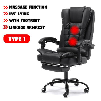 Computer Armchair Office Chairs WCG Gaming Chair Home Swivel Massage Chair Lifting Adjustable Desk Chair Lying Recliner Chair