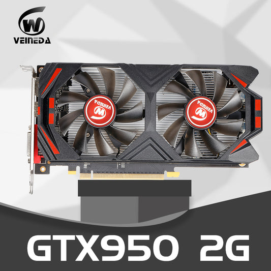 Video Card gtx 950 2GB  gtx 750ti 2gb 128Bit GDDR5 Graphics Cards  GTX 750 4gb Desktop PC  For nVIDIA Geforce Games 750 4gb