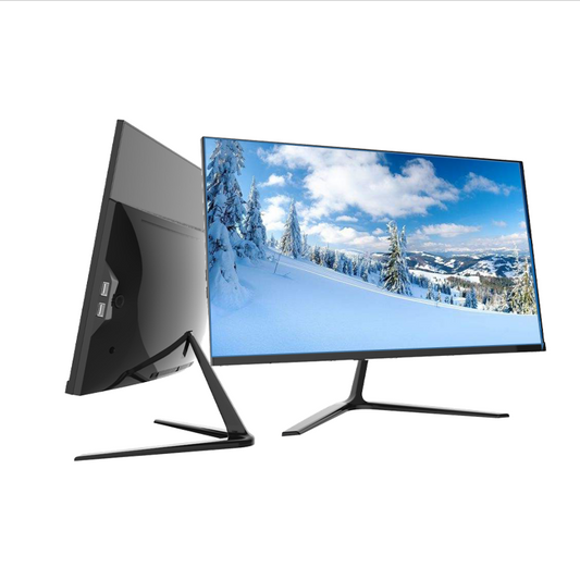 Desktop All in One Pc Quad Core Intel i5-7300 DDR4 Pc Gaming 24 Inch Monitor 1920*1080 With CD M.2 SSD Windows10 Computer