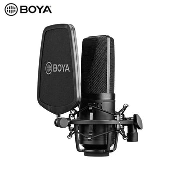 BOYA M1000 BY-M1000 Recording Condenser Microphone Professional Studio Broadcast Mic  Vlog Gaming Vocal Singing Live