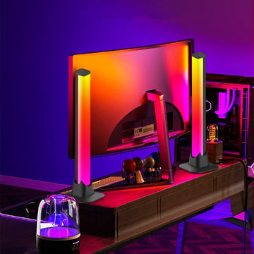 Smart LED Pickup Light RGB Symphony Lamp Bluetooth App Control Music Rhythm Lights Ambient LED Lamp Gaming Bar TV Computer Desk