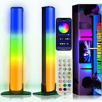 Smart LED Pickup Light RGB Symphony Lamp Bluetooth App Control Music Rhythm Lights Ambient LED Lamp Gaming Bar TV Computer Desk