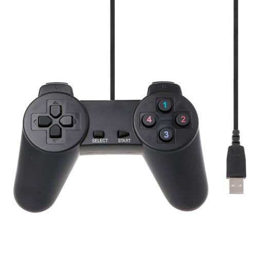 USB 2.0 Gamepad Gaming Joystick Wired Game Controller For Laptop Computer PC