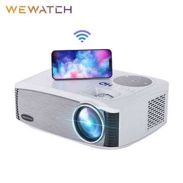 WEWATCH V70 Native 1080P 5G WiFi Projector 320 ANSI Lumen Full HD Home Outdoor Movie Projectors Video Proyectors