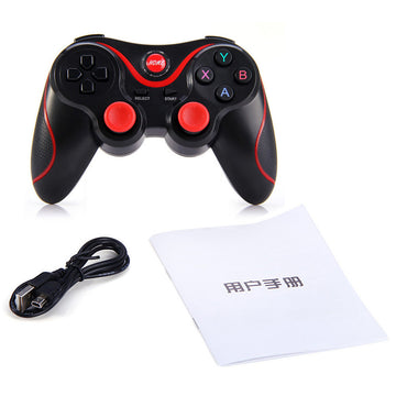 Wireless Android Gamepad T3 Wireless Joystick Game Controller bluetooth 3.0 Joystick For Smart Mobile Phone Tablet TV Box Holder