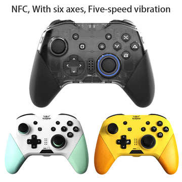 Mobapad Wireless Bluetooth-compatible Gamepad Pro Controller With Wake-up Joystick Six-Axis Turbo NFC Game Controller For Switch