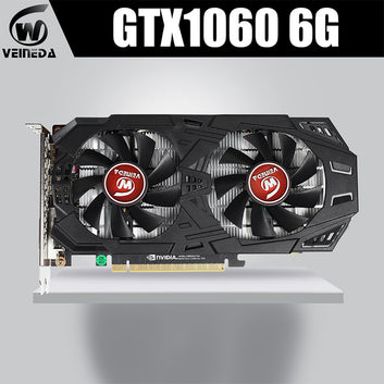 Graphics Card rtx 2060 6GB GDDR6 12nm Games vide card gtx1060 6gb 192bit Ready 8Pin HDMI-compatible DP Video Card  