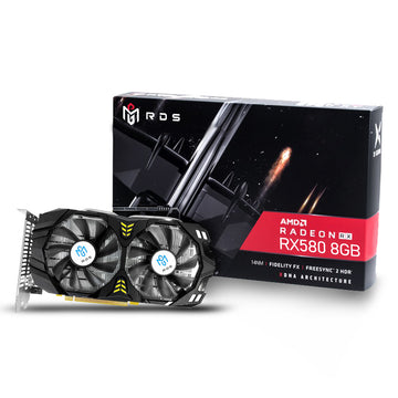 RX 580 8GB Graphics Card 2048SP  256Bit GDDR5 RX580 Video Card Mining  PCI Express 3.0 16X GPU Desktop PC Game HDMI Videocard