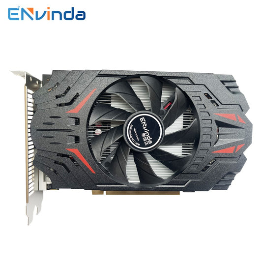 ENVINDA RX550 4GB GDDR5 New Graphics Card 128bit Video Cards For AMD Radeon