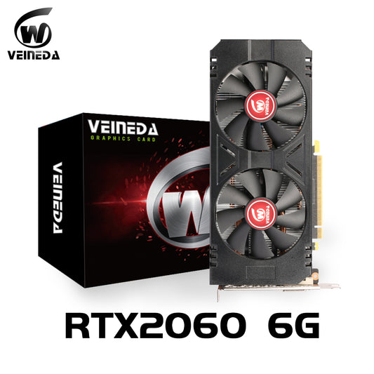 VEINEDA rtx 2060 GDDR6 6G 192 Bit Video Cards GPU Graphic Card DeskTop PC gaming CPU Motherboard NEW