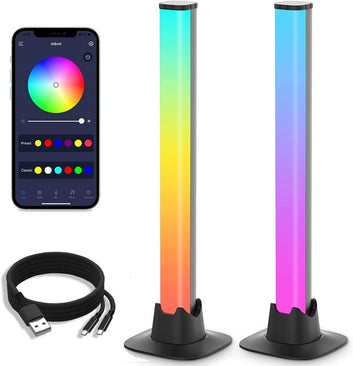 Smart LED Pickup Lights Desktop Atmosphere Lamp with APP Remote Control Music Rhythm Backlights for TV Gaming Room Decor Ambient