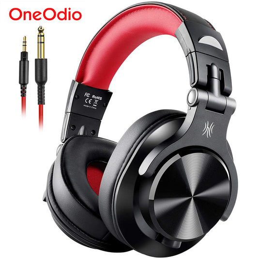 Oneodio A71 Wired Over Ear Headphone With Mic Studio DJ Headphones Professional Monitor Recording & Mixing Headset For Gaming