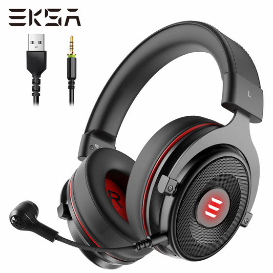 EKSA Gaming Headset Gamer E900/E900 Pro 7.1 Surround Wired Gaming Headphones with Microphone For PC/PS4/PS5/Xbox one/Switch