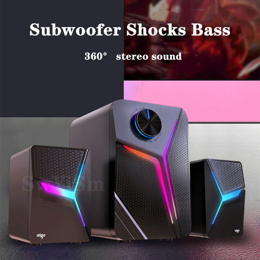 Computer bluetooth speaker desktop home notebook universal wired subwoofer full frequency amplifier active multimedia speaker