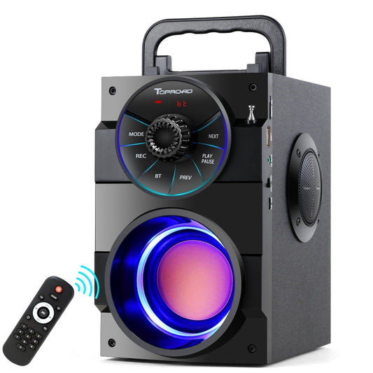 New` Bluetooth Speaker Portable Big Power Wireless Stereo Subwoofer Heavy Bass Speakers Sound Box Support FM Radio TF AUX USB