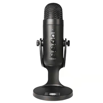 USB Condenser Microphone With Stand Noise Reduction Mute for Gaming Streaming Recording Mic Computer PC dj Karaoke Microfon