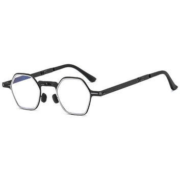 Anti Blue Ray Folding Reading Glasses Men Women Foldable Glasses Diopter Optical Computer Glasses Vintage Eyeglasses GH1196