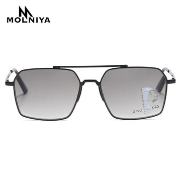 Progressive Multifocus Computer Reading Glasses Blue Light Blocking Titanium Alloy Spring Hinge Sunglasses Readers Eyeglasses